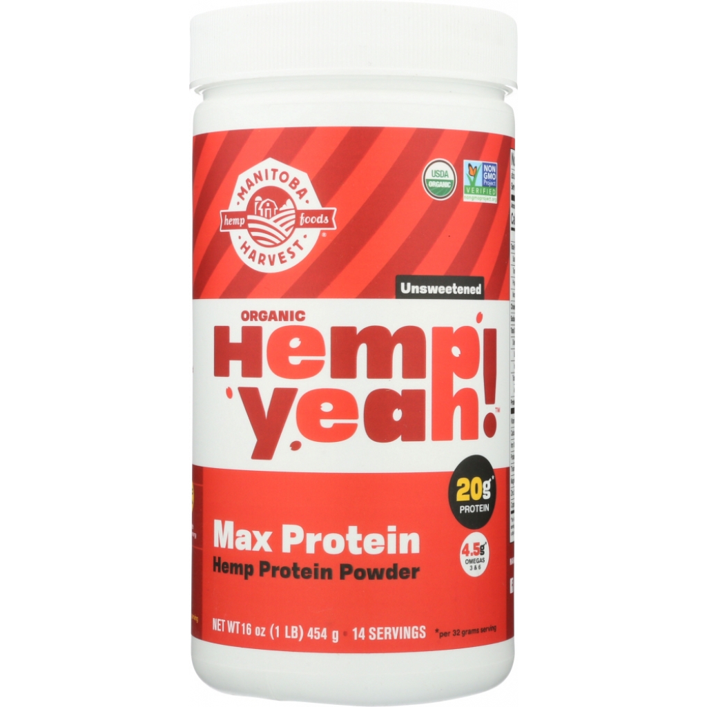 Hemp Yeah! Organic Max Protein, 16 oz