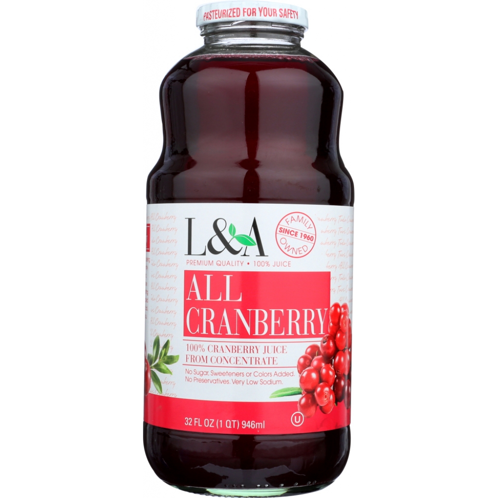 100% Pure All Cranberry Juice - 32 oz