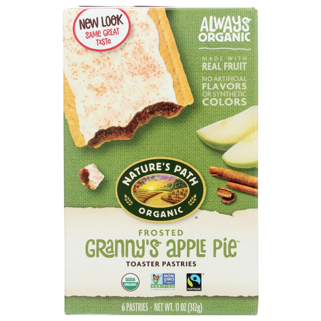 Organic Frosted Toaster Pastries - Granny's Apple Pie Flavor - 11 Oz