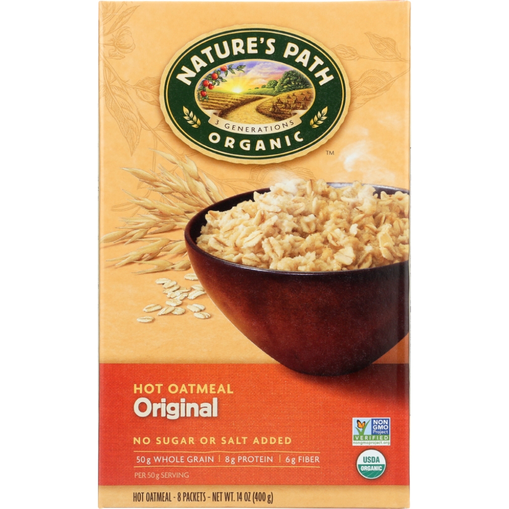 Organic Instant Hot Oatmeal Original - 8 Packets - 14 oz