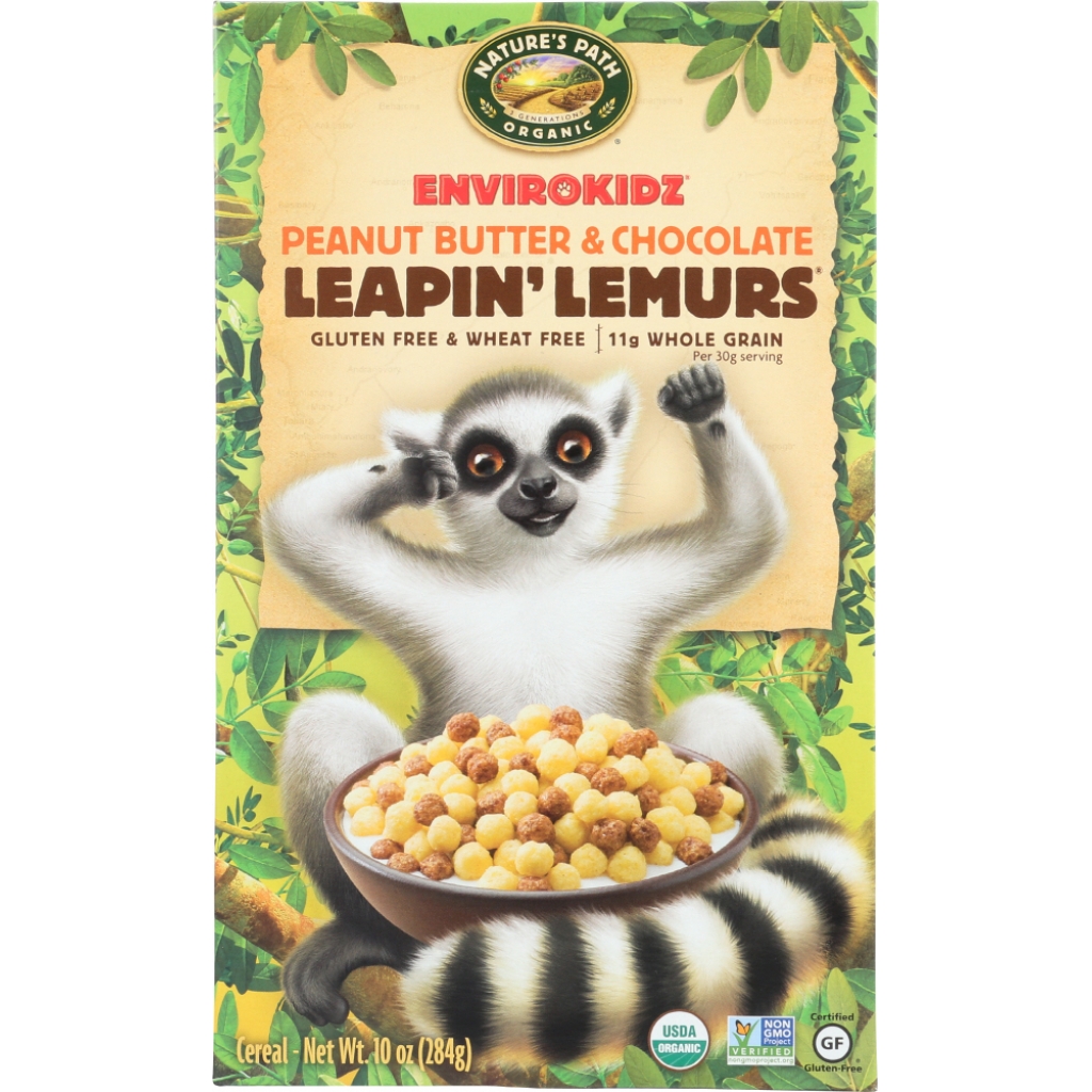 Leapin' Lemurs Peanut Butter and Chocolate Cereal, 10 oz