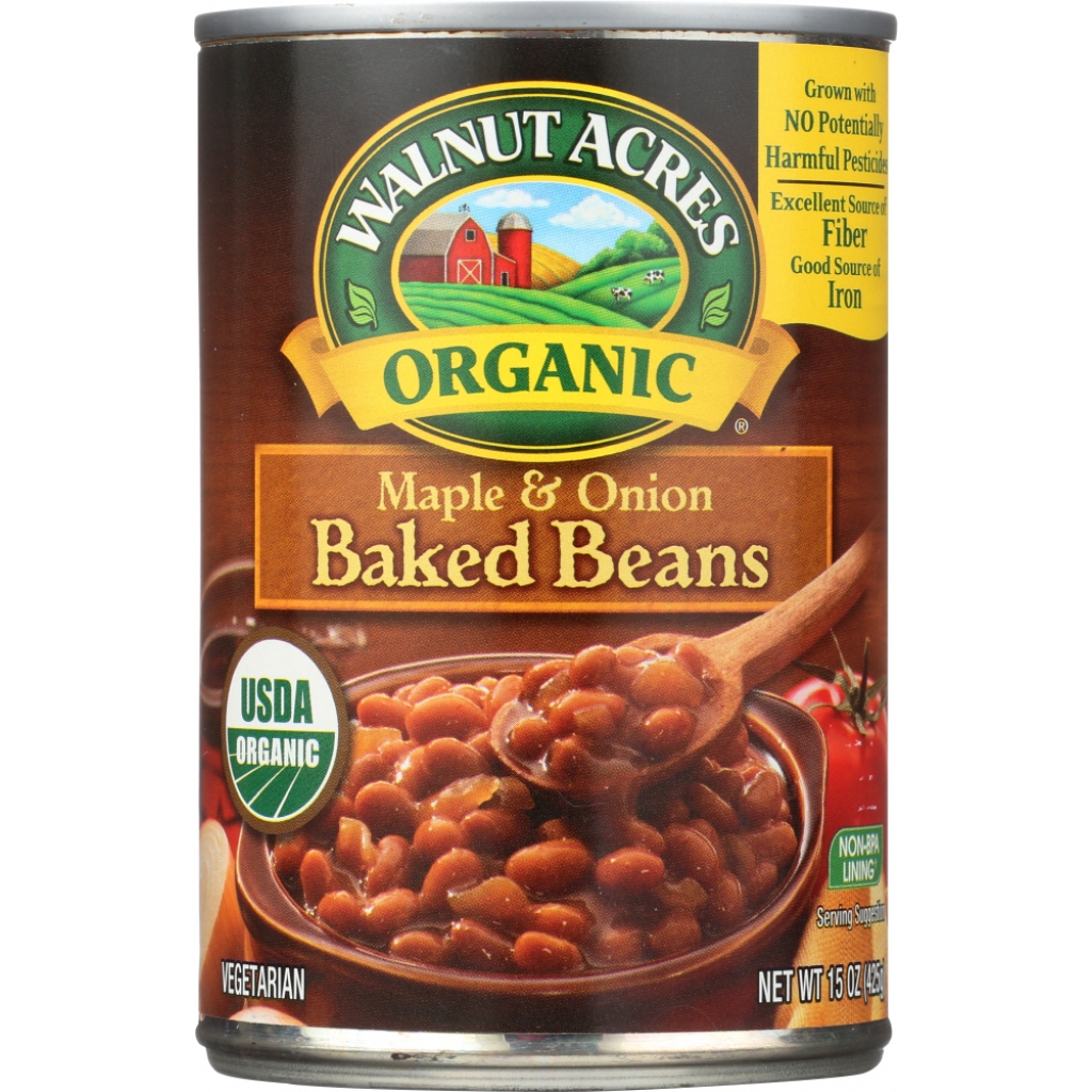 Organic Maple & Onion Baked Beans, 15 oz