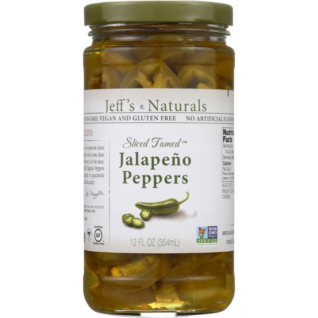 Sliced Mild Jalapeño Peppers - 12 oz