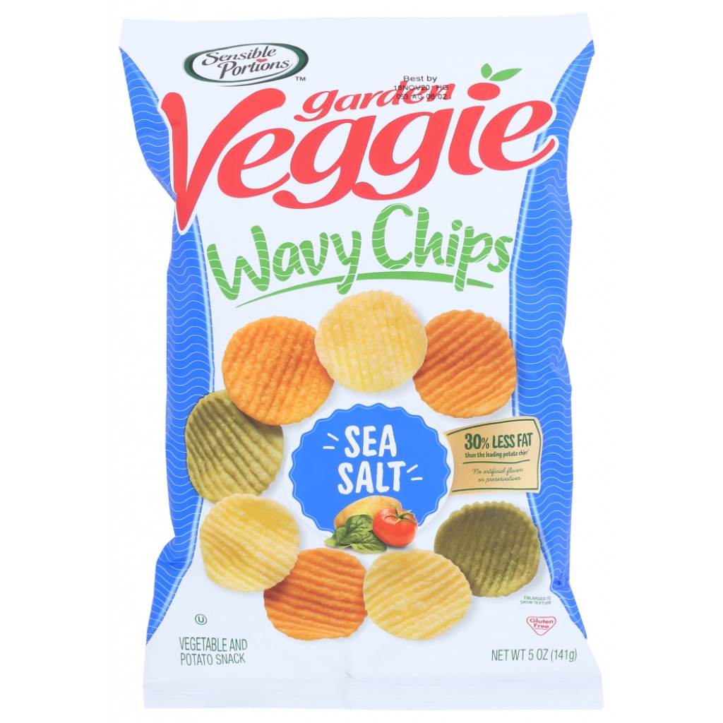 Sea Salt Veggie Wavy Chips - 5 oz