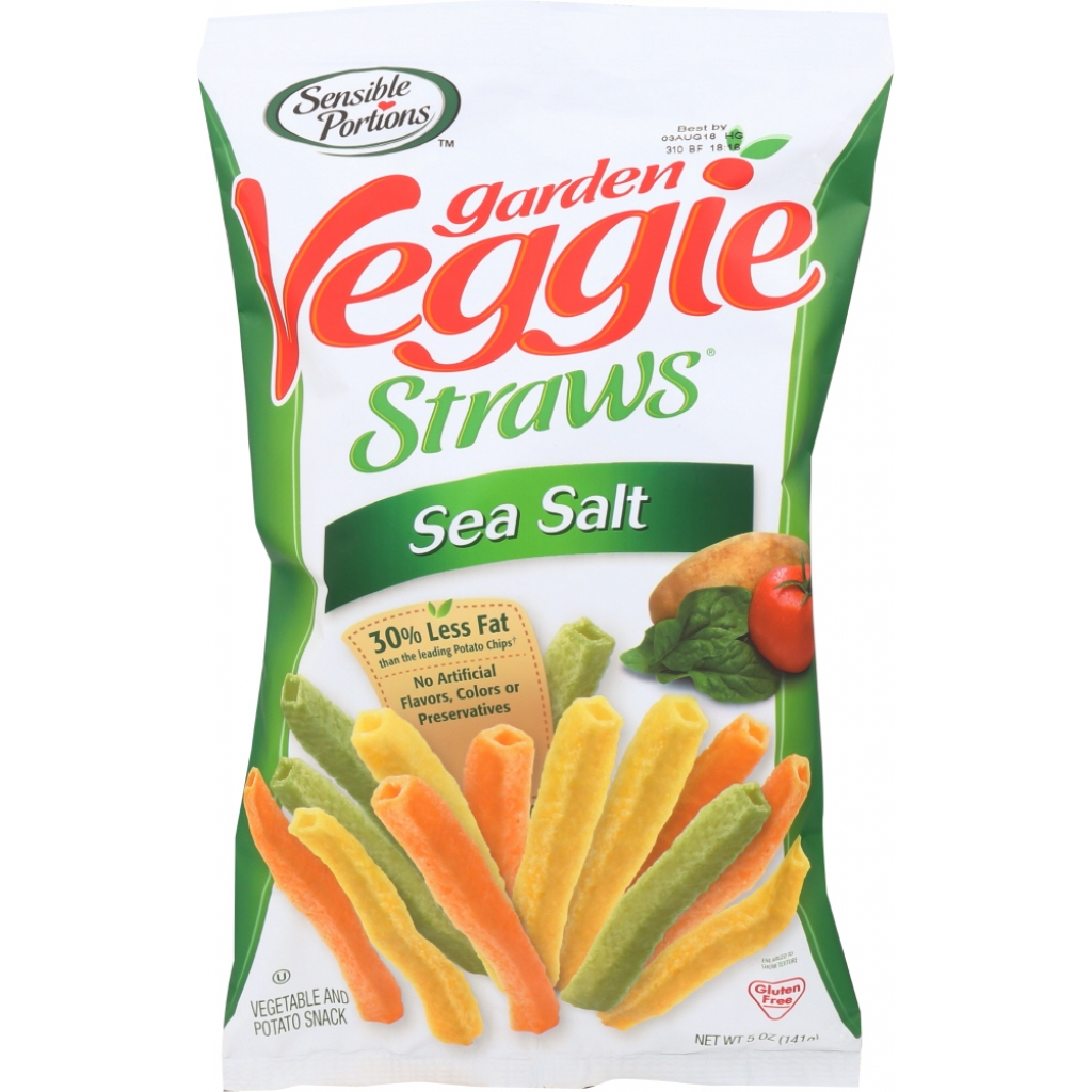 Garden Veggie Straws with Sea Salt - 5 oz