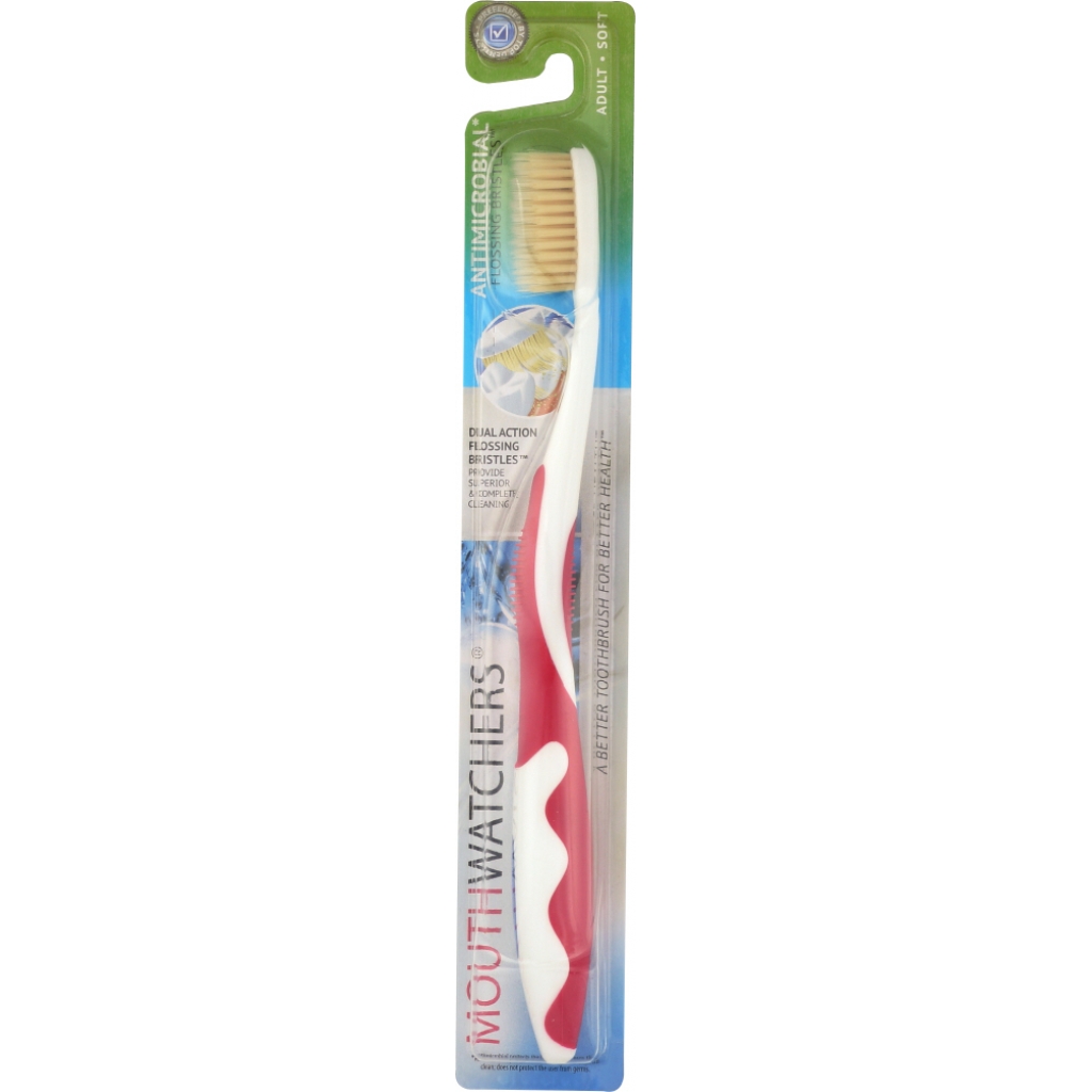 Red Manual Toothbrush for Adults - 1 ea