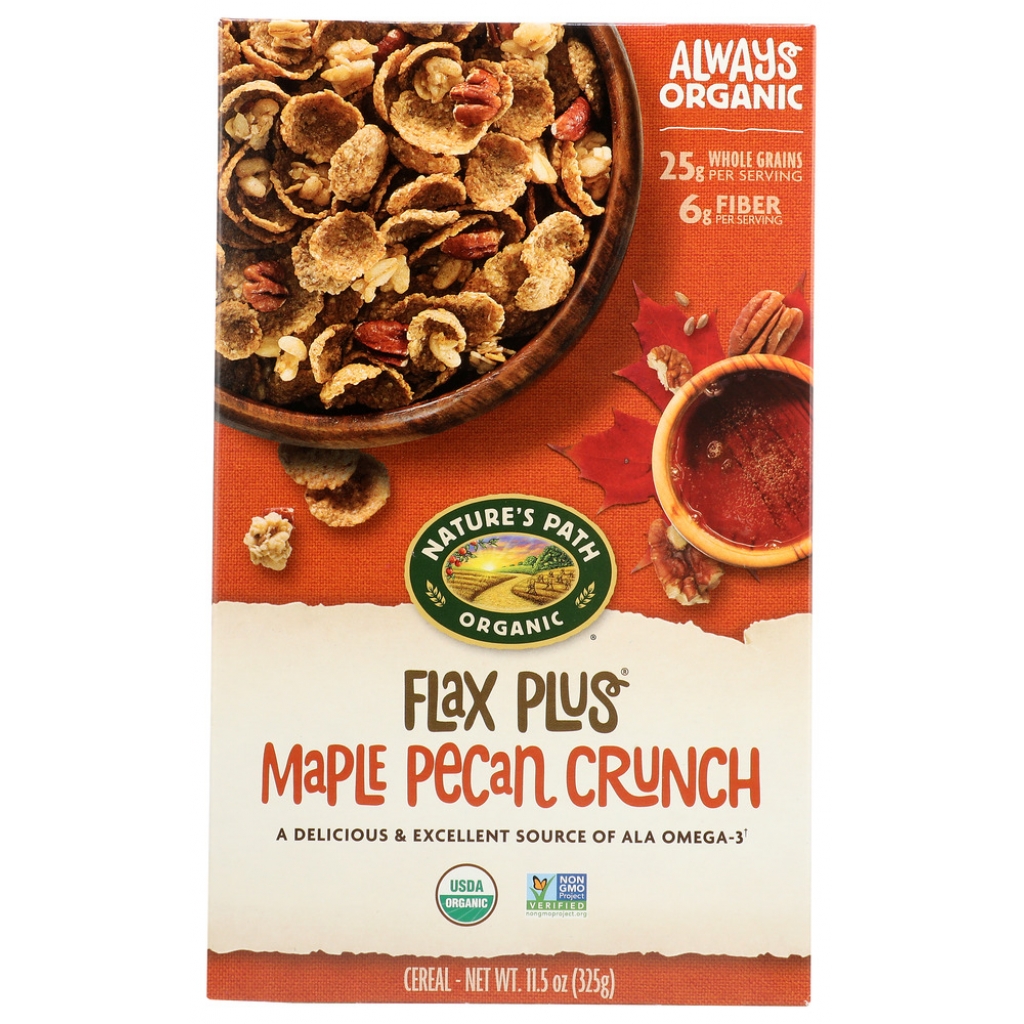 Organic Flax Plus Maple Pecan Crunch Cereal - 11.5 oz