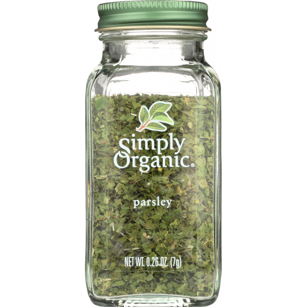 Organic Cut & Sifted Parsley Flakes - 0.26 Oz