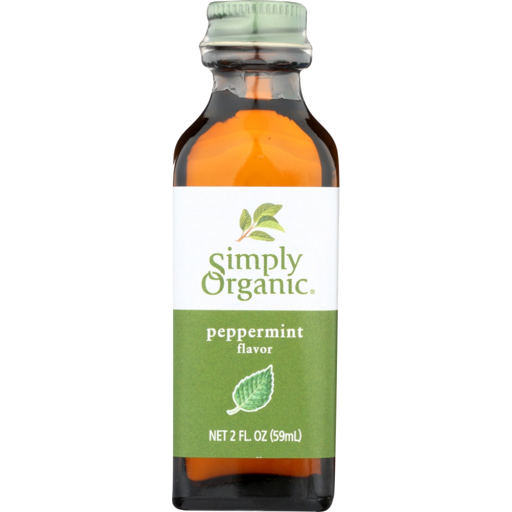 Premium Organic Peppermint Extract - 2 oz