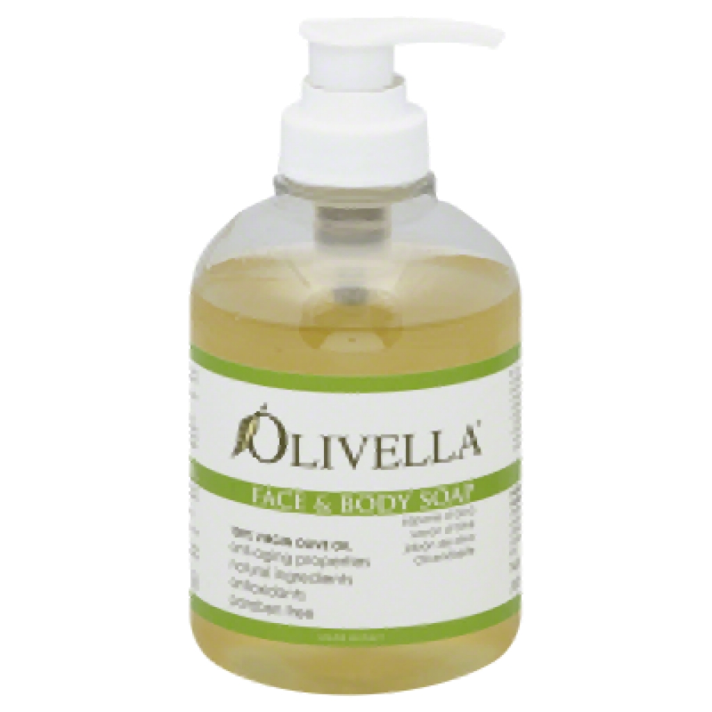 Olivella Face and Body Soap, 10.14 fl oz