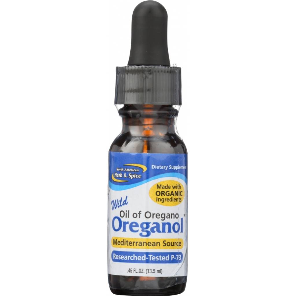 Herb & Spice Oreganol P73 - Wild Oregano Oil, 0.45 oz