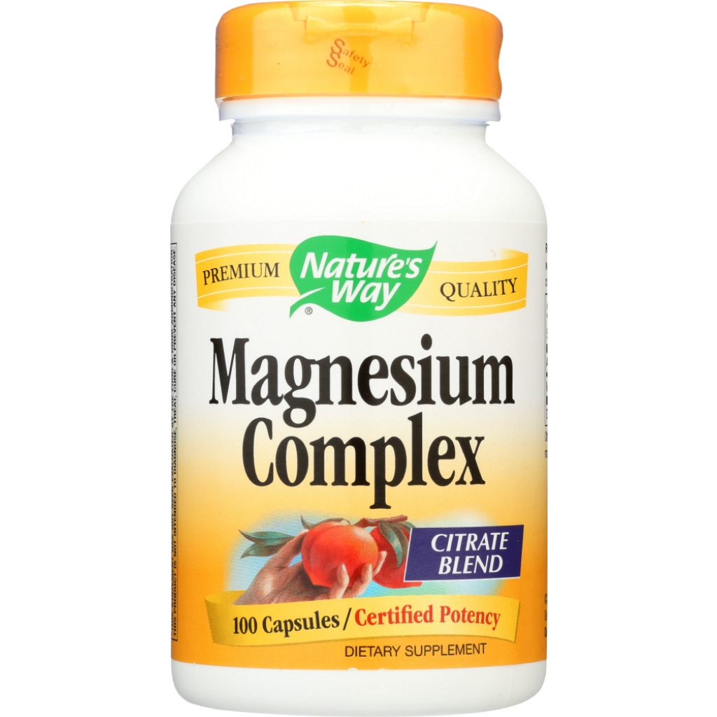 Nature’s Way Magnesium Complex, 100 Capsules