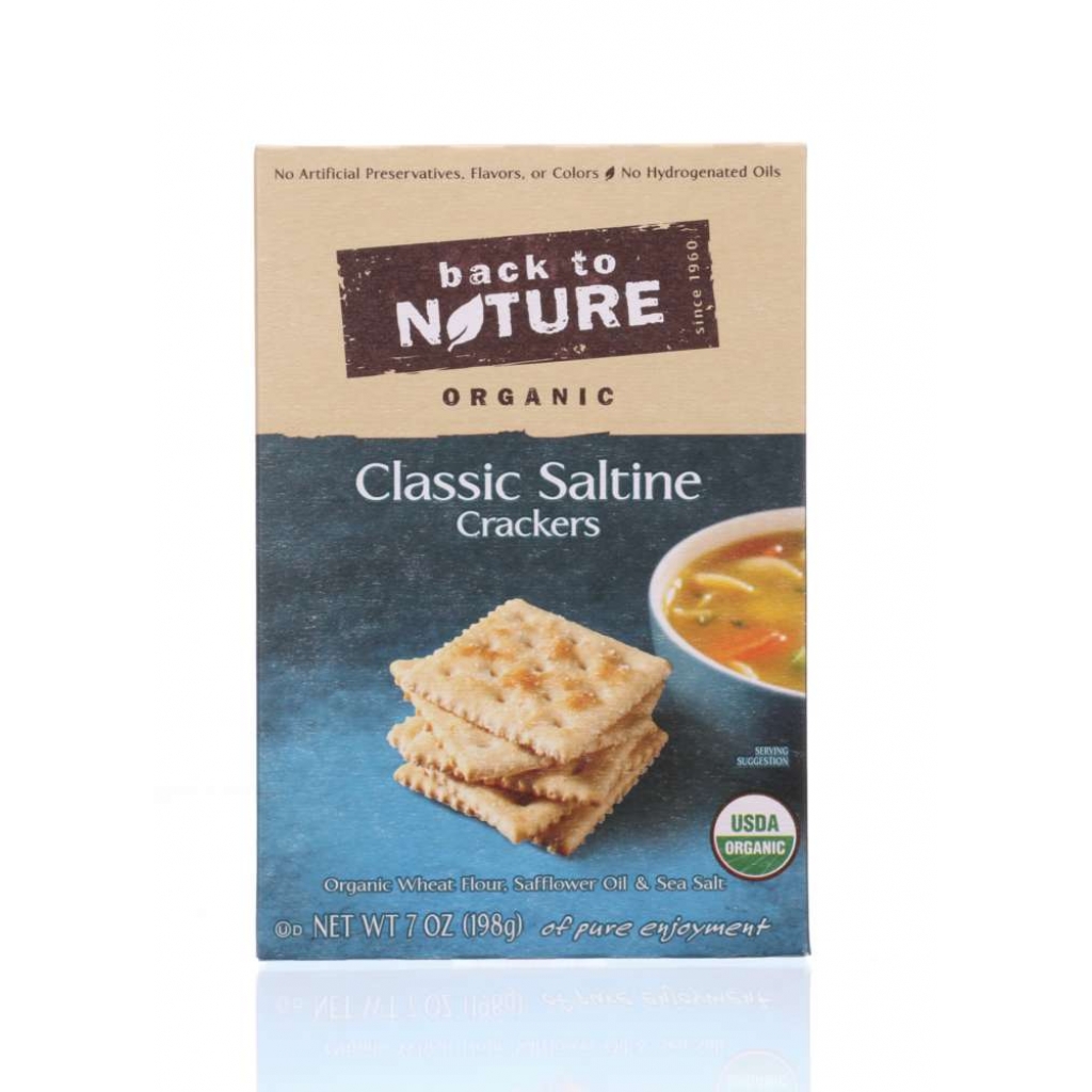 Organic Saltine Crackers, 7 oz