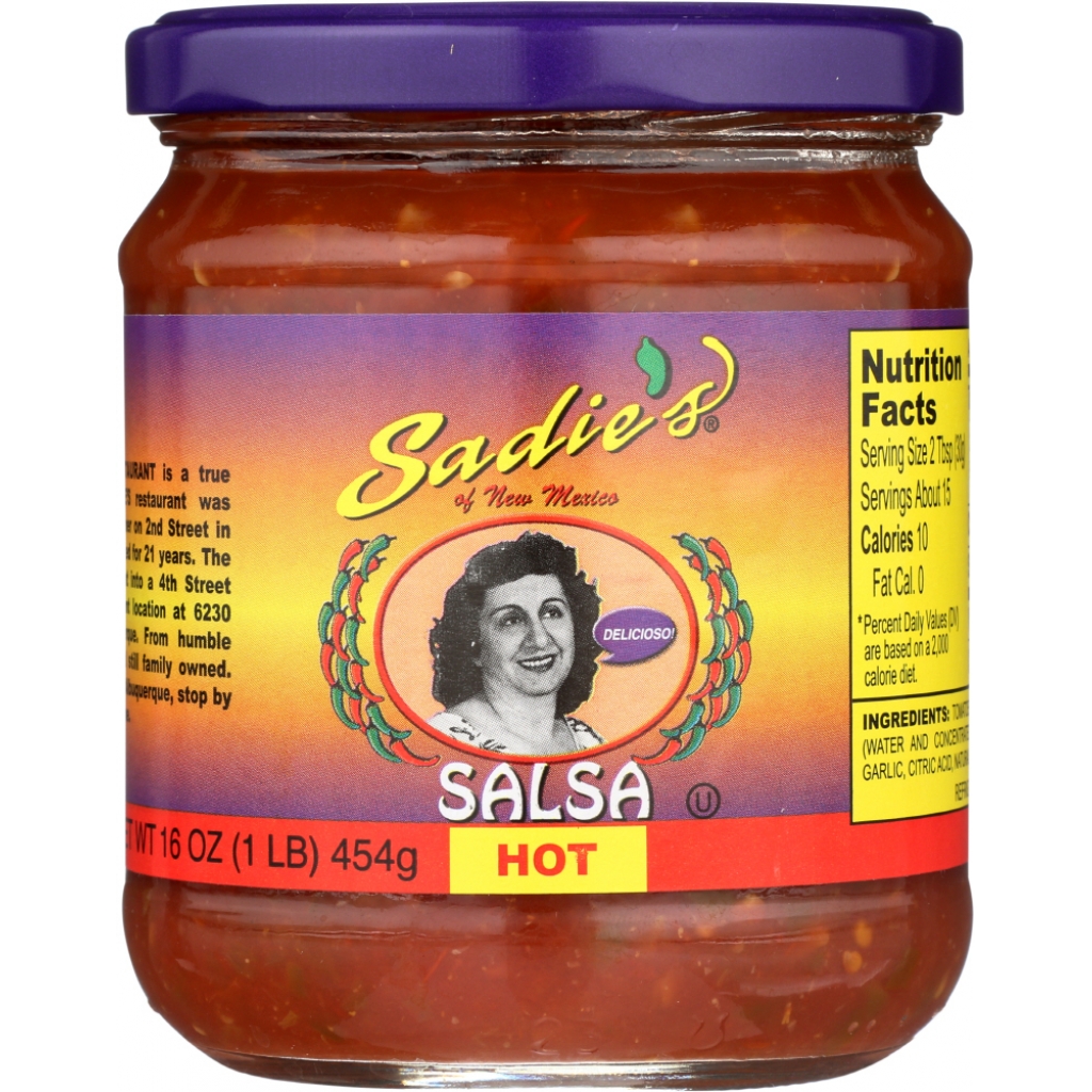 Hot Salsa - Spicy, Flavorful Salsa Blend, 16 oz