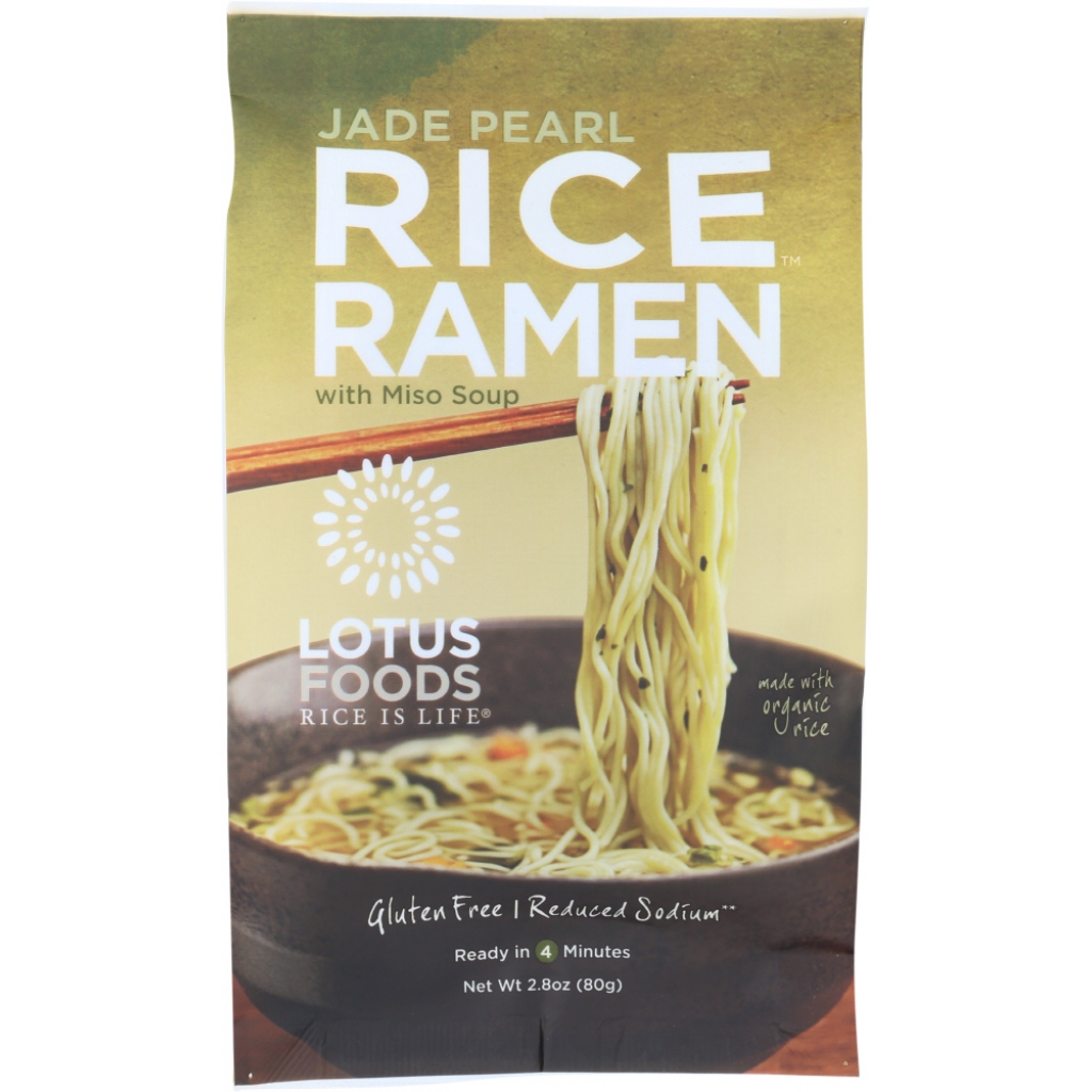 Rice Ramen with Miso Soup Jade Pearl, 2.8 oz