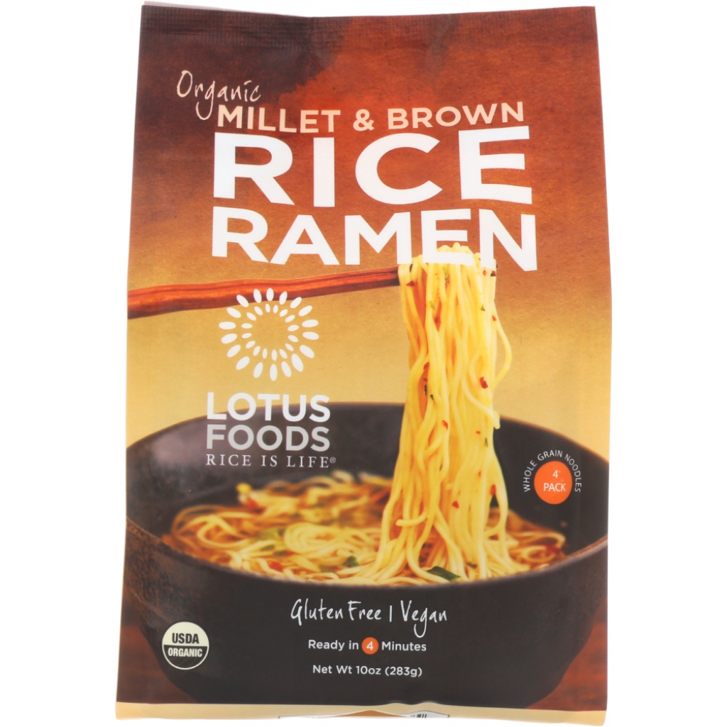 Gluten-Free Millet & Brown Rice Ramen Noodles - 10 oz