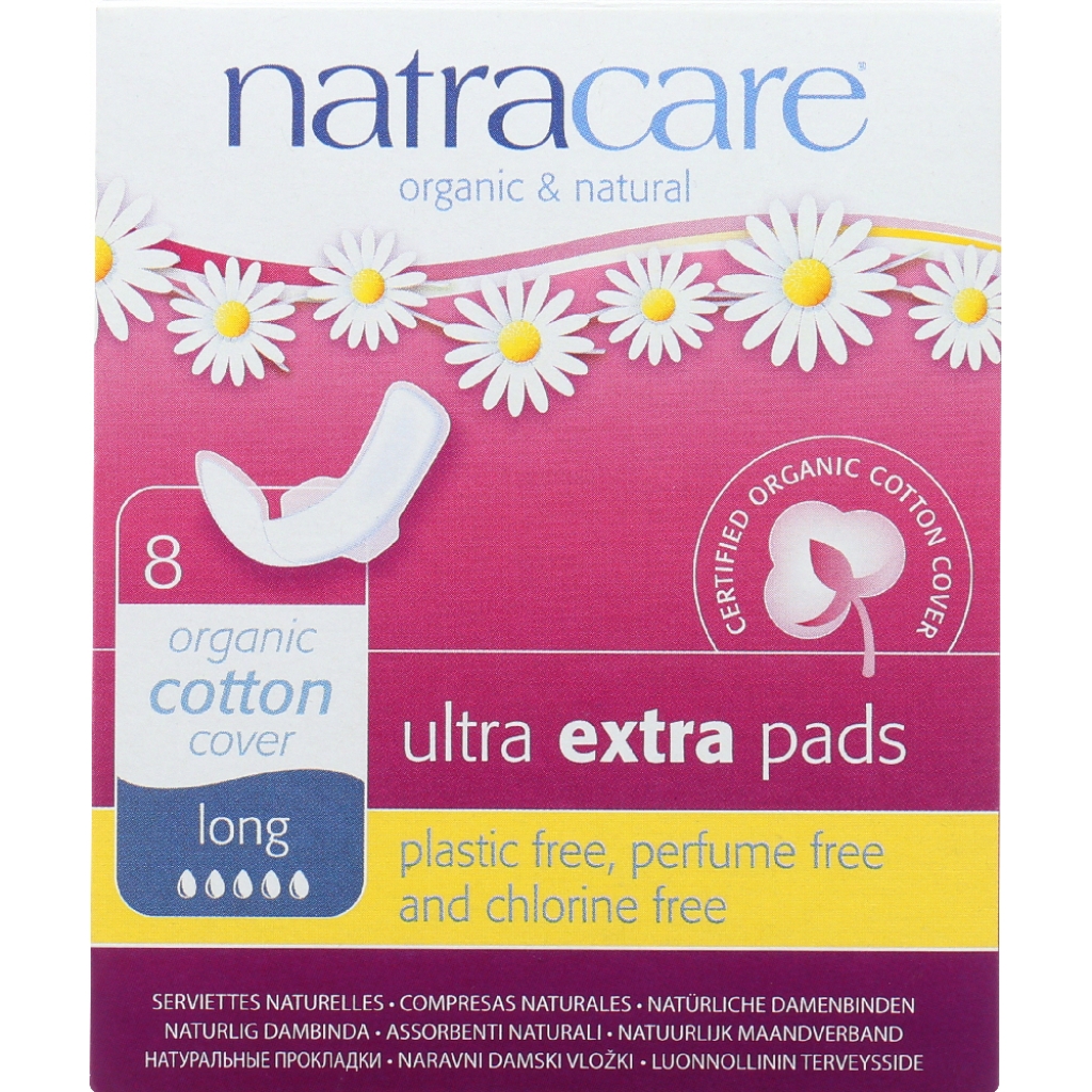 Ultra Extra Long Cotton Pads, 8 Each