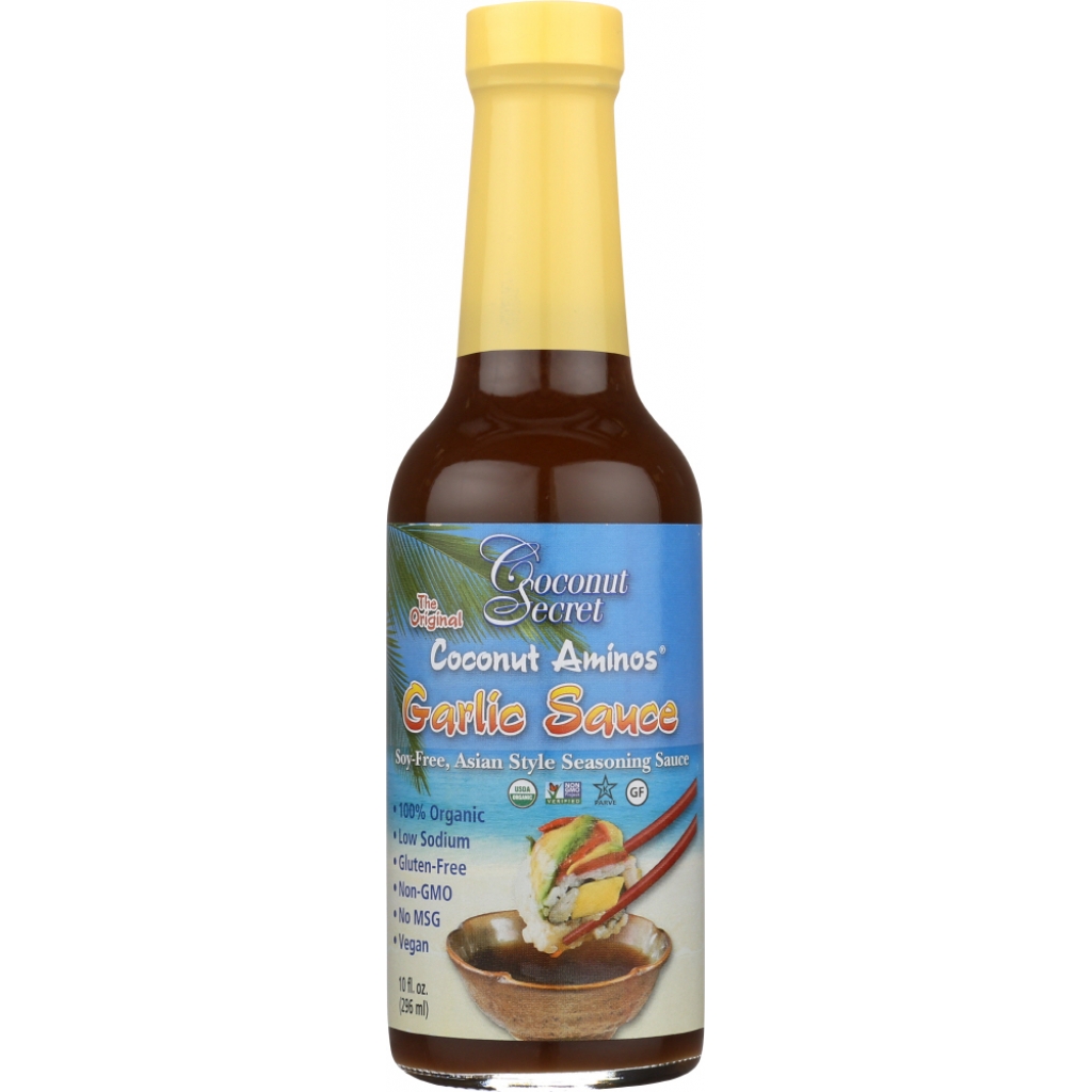 Garlic Coconut Aminos Sauce, 10 oz