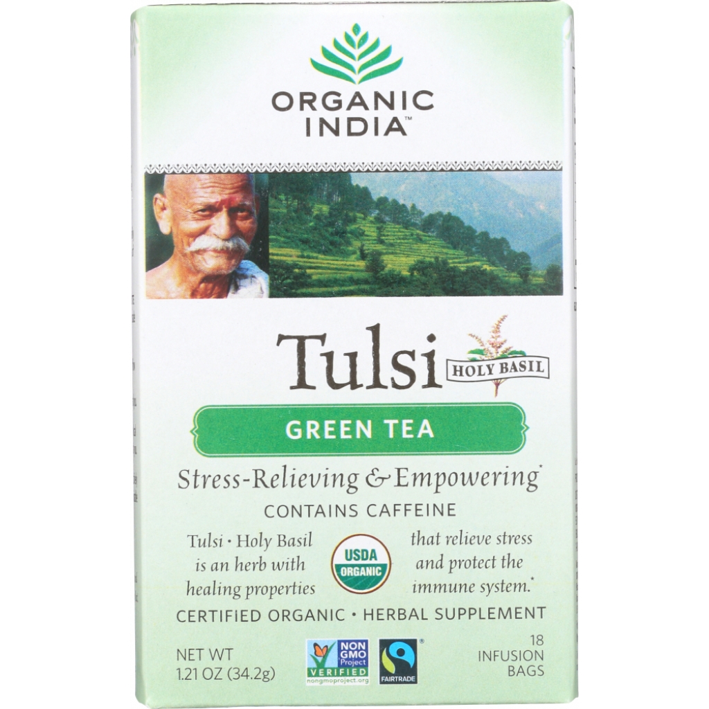 Tulsi Green Tea - Immunity Booster, 18 Bags