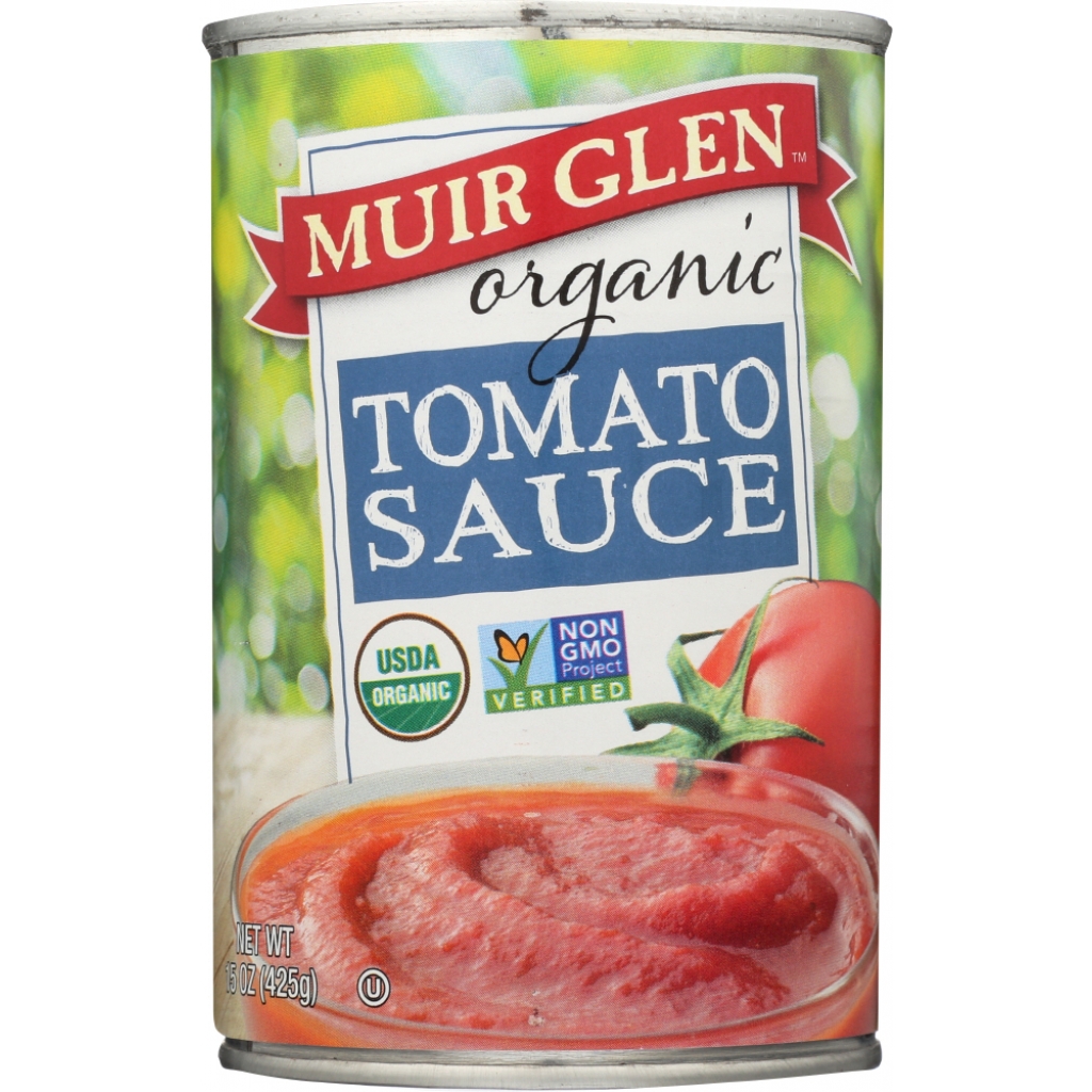 Organic Tomato Sauce with Onion and Garlic, 15 oz