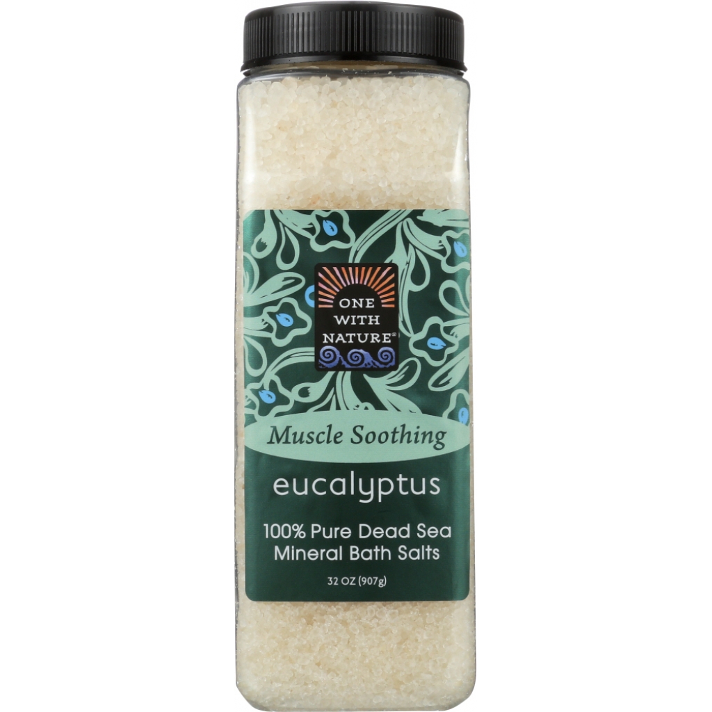 Muscle Soothing Eucalyptus Dead Sea Mineral Bath Salt - 32 OZ