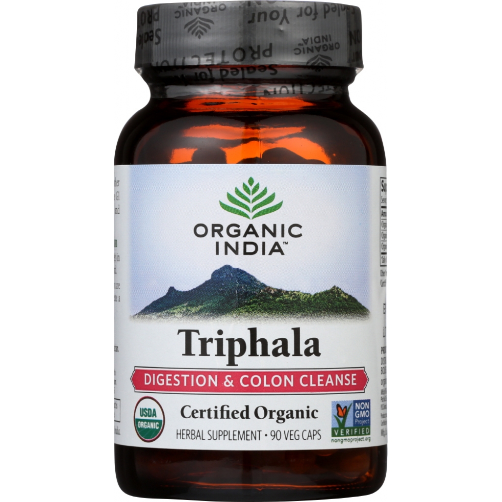 Triphala Digestion & Colon Cleanse - 90 Veggie Caps