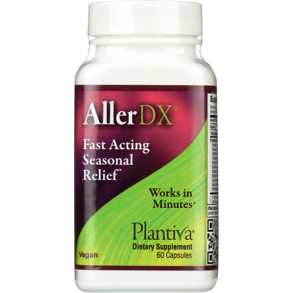 AllerDx Natural Seasonal Allergy Support Capsules - 60 Count