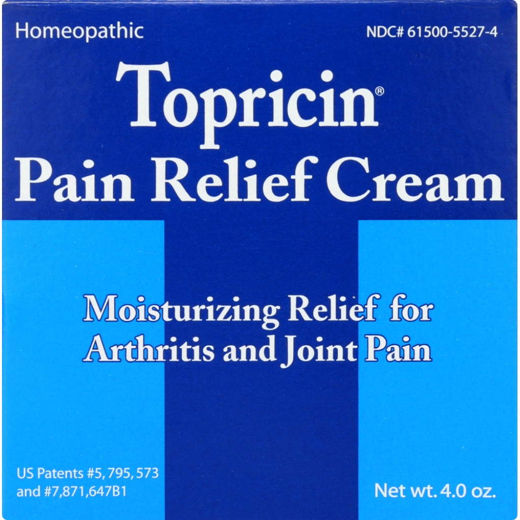 Pain Relief and Healing Cream - Natural Homeopathic Solution, 4 oz