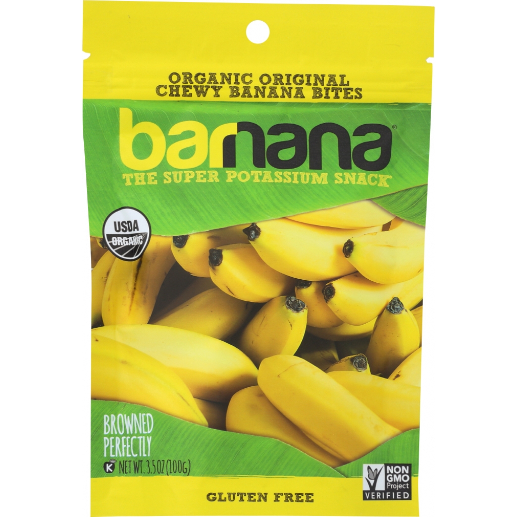 Organic Chewy Banana Bites, 3.5 oz