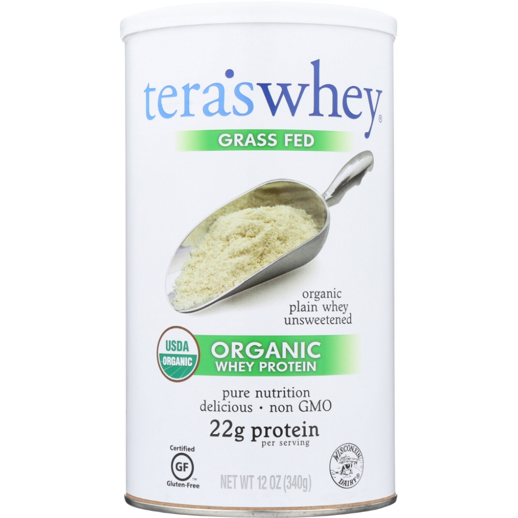 Organic Unsweetened Whey Protein - 12 oz