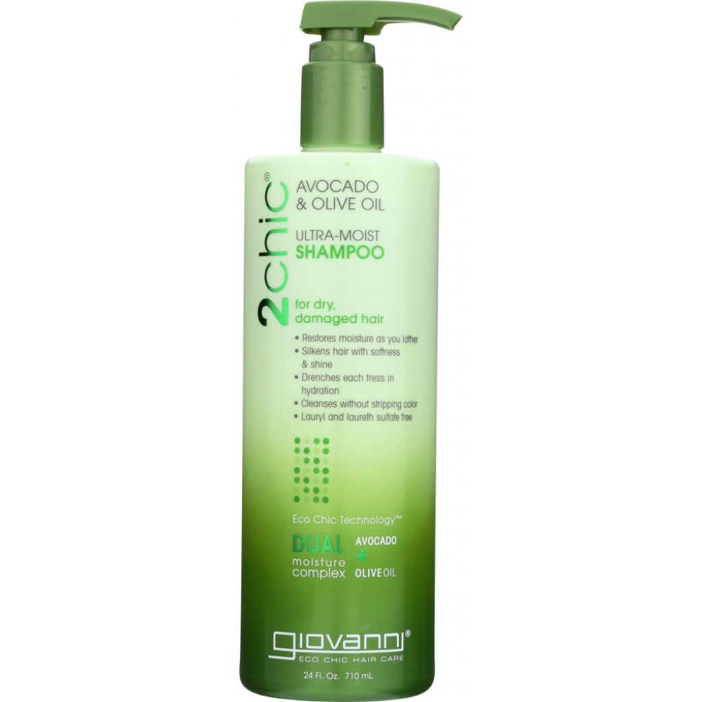 2Chic Avocado & Olive Oil Ultra-Moist Shampoo - 24 oz