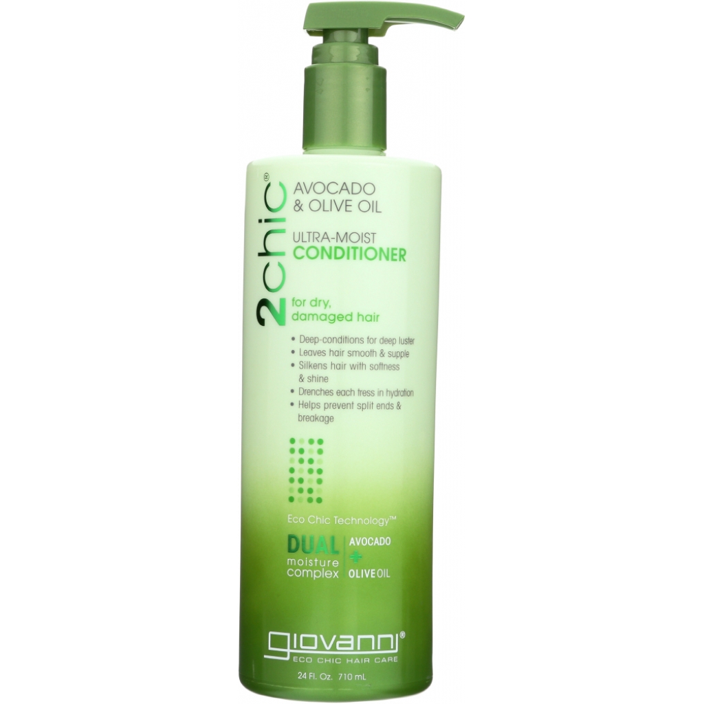 2Chic Avocado & Olive Oil Ultra Moist Conditioner, 24 oz