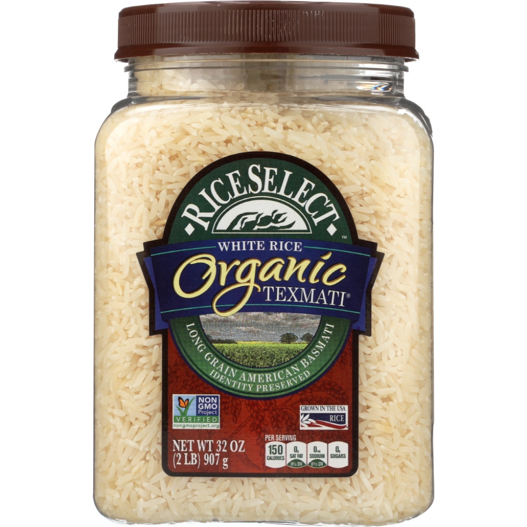 Organic Texmati White Rice - Aromatic Long Grain - 32 oz