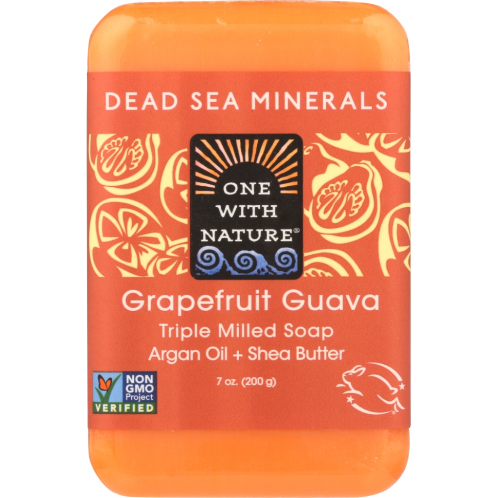 Dead Sea Minerals Soap Bar - Grapefruit Guava Scent, 7 oz