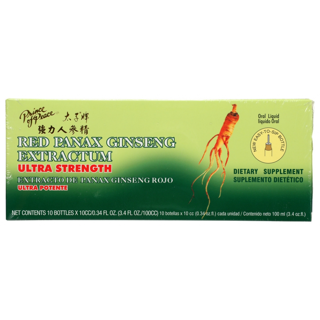 Ultra Strength Red Panax Ginseng Extract - 10 Bottles