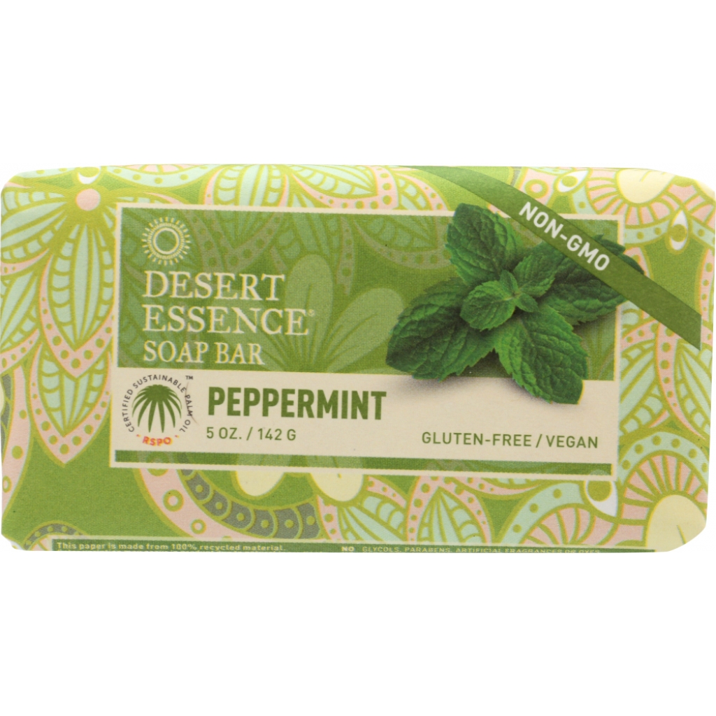 Organic Peppermint Soap Bar, 5 oz