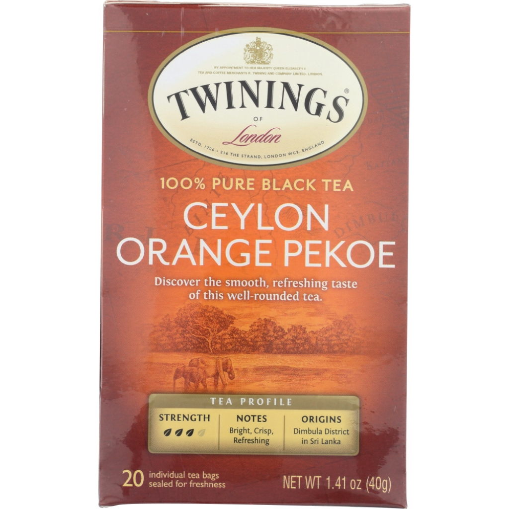 Origins Ceylon Orange Pekoe Tea - 20 Tea Bags