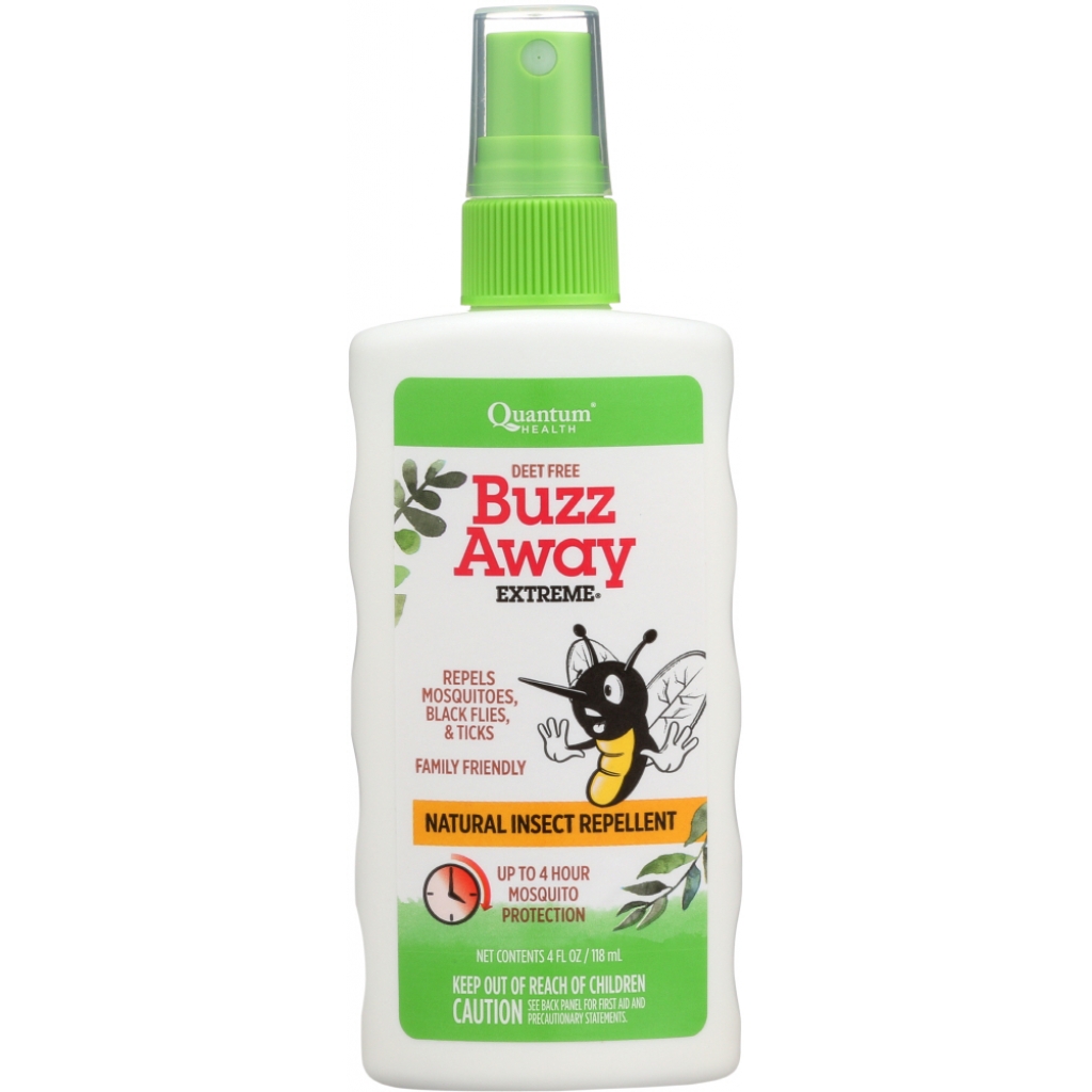 Buzz Away Extreme Natural Insect Repellent - Safe and Effective Protection