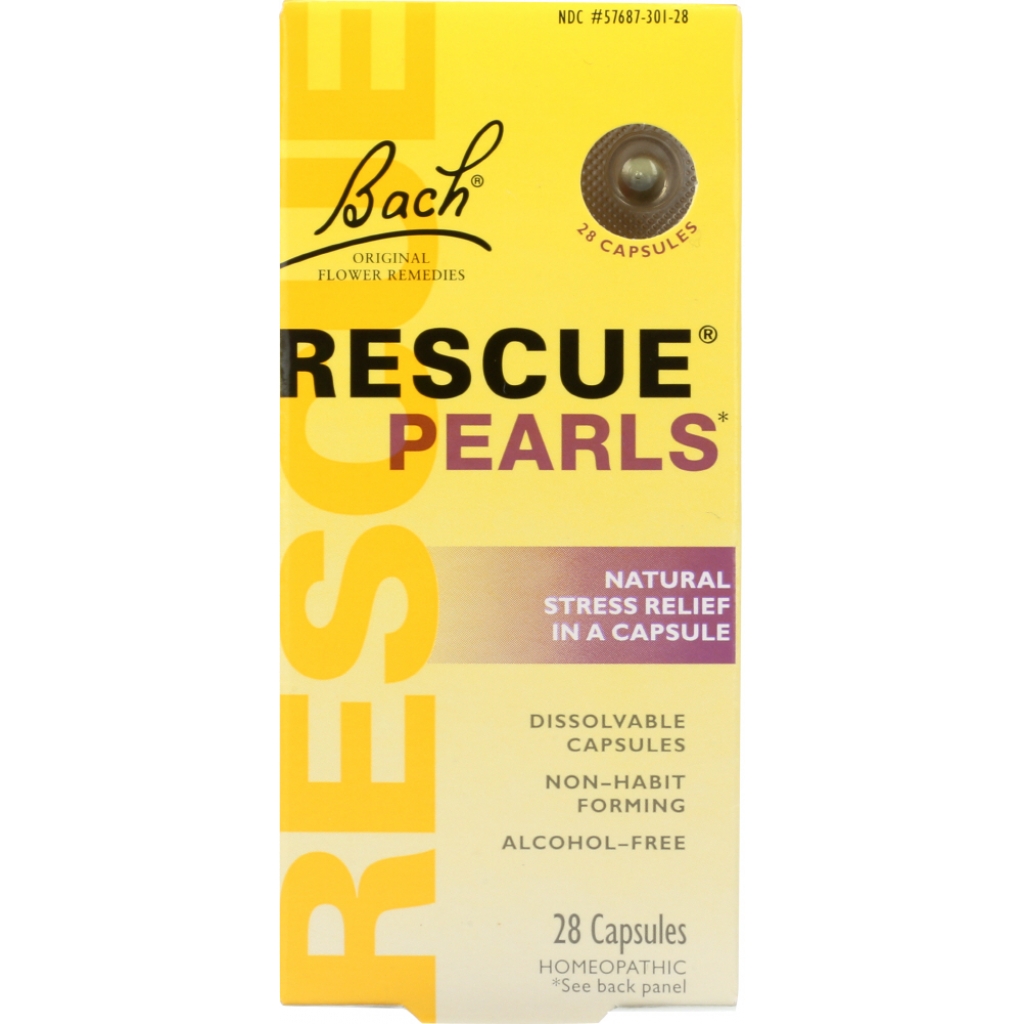 RESCUE® Pearls for Natural Stress Relief - 28 Capsules