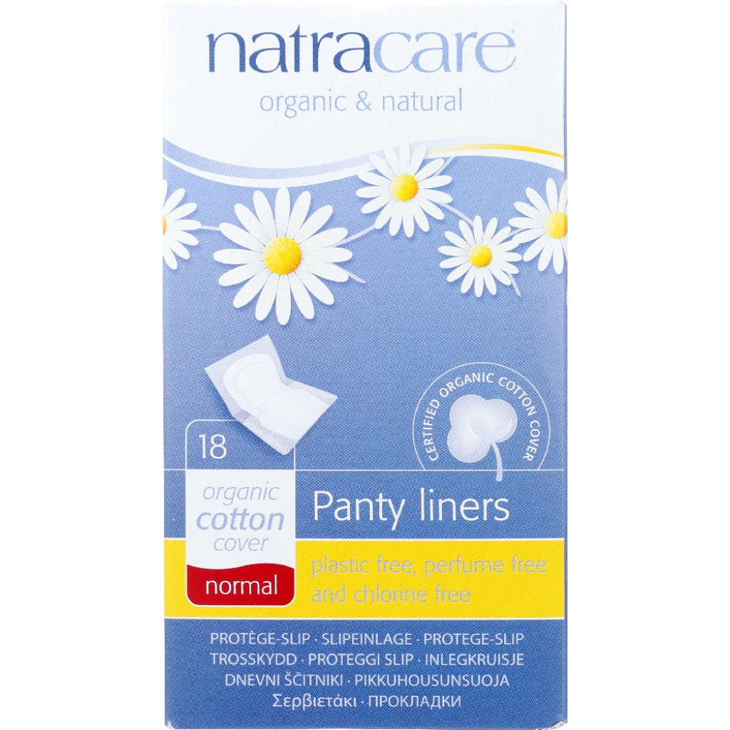 Natracare Organic Panty Liners - 18 Count