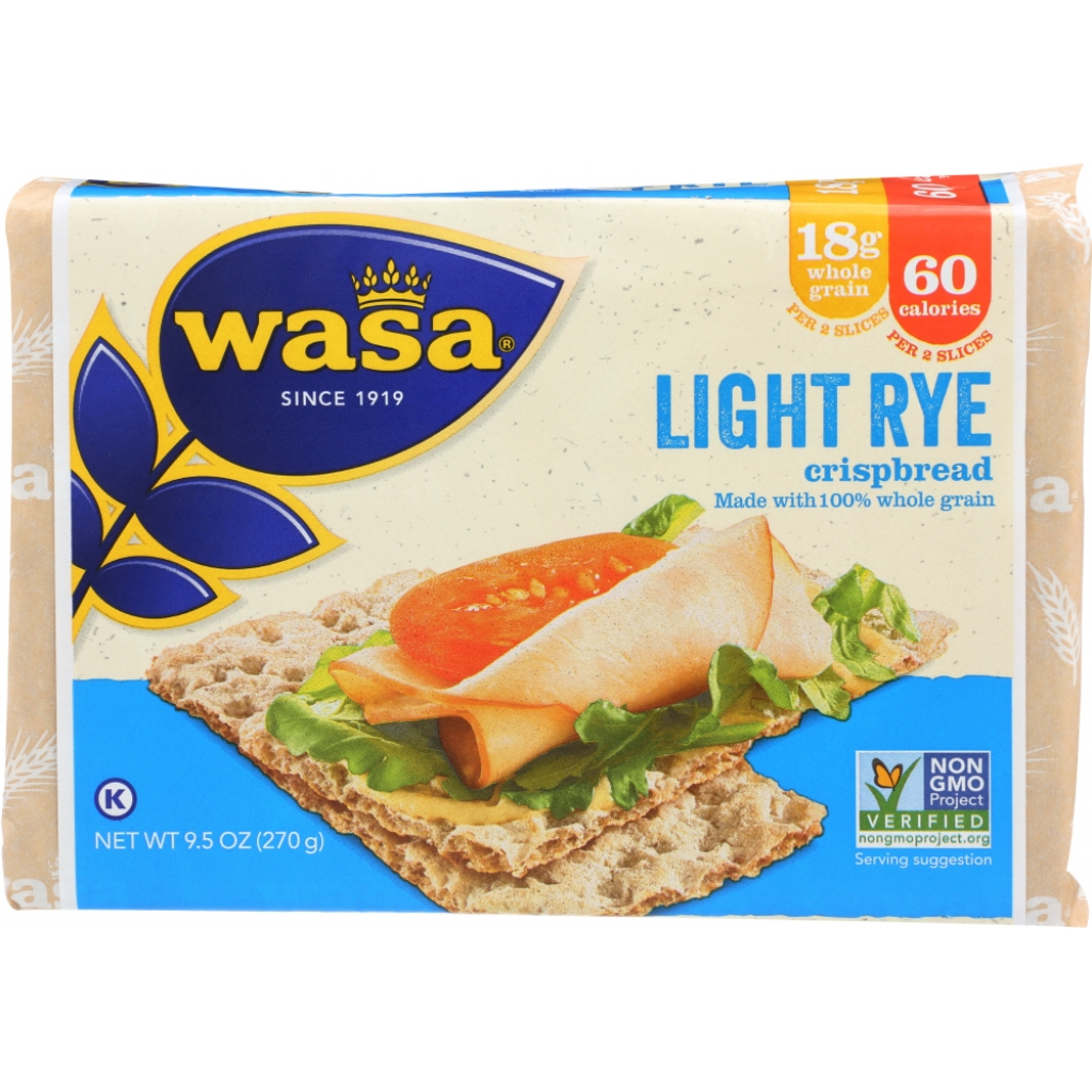 Wasa Light Rye Crispbread - A Light Snack Choice