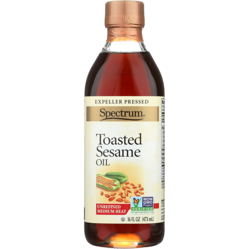 Unrefined Toasted Sesame Oil - 16 oz