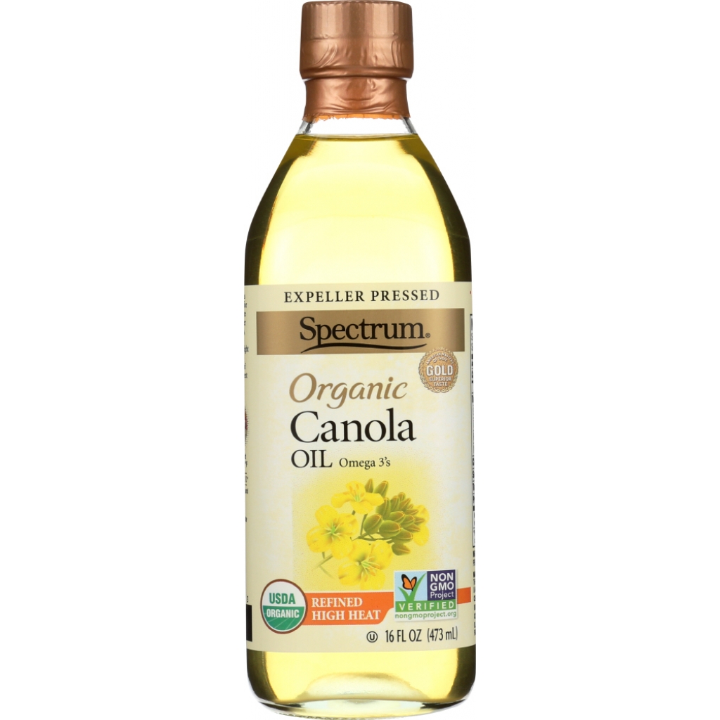 Spectrum Refined Organic Canola Oil - 16 oz