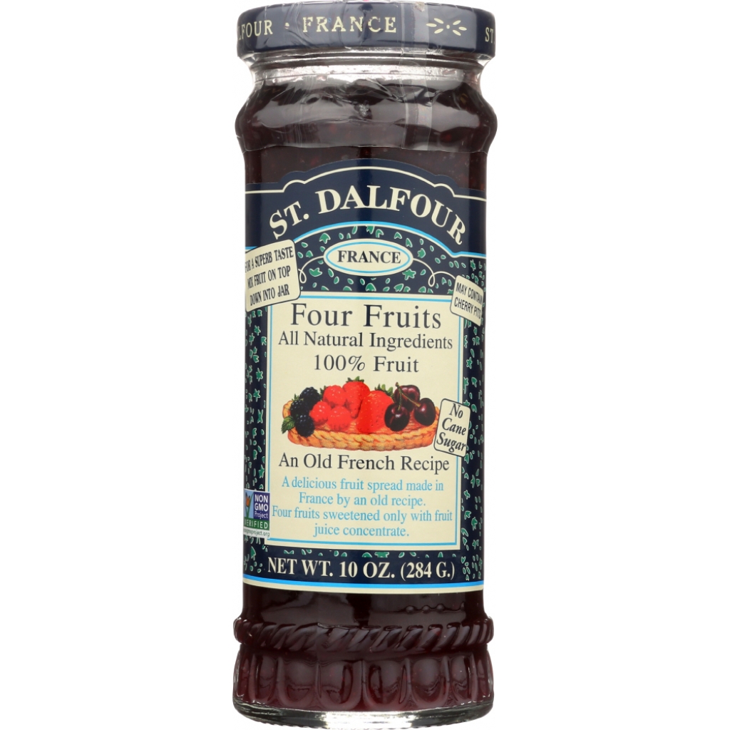 All Natural Fruit Spread - Four Fruits - 10 Oz