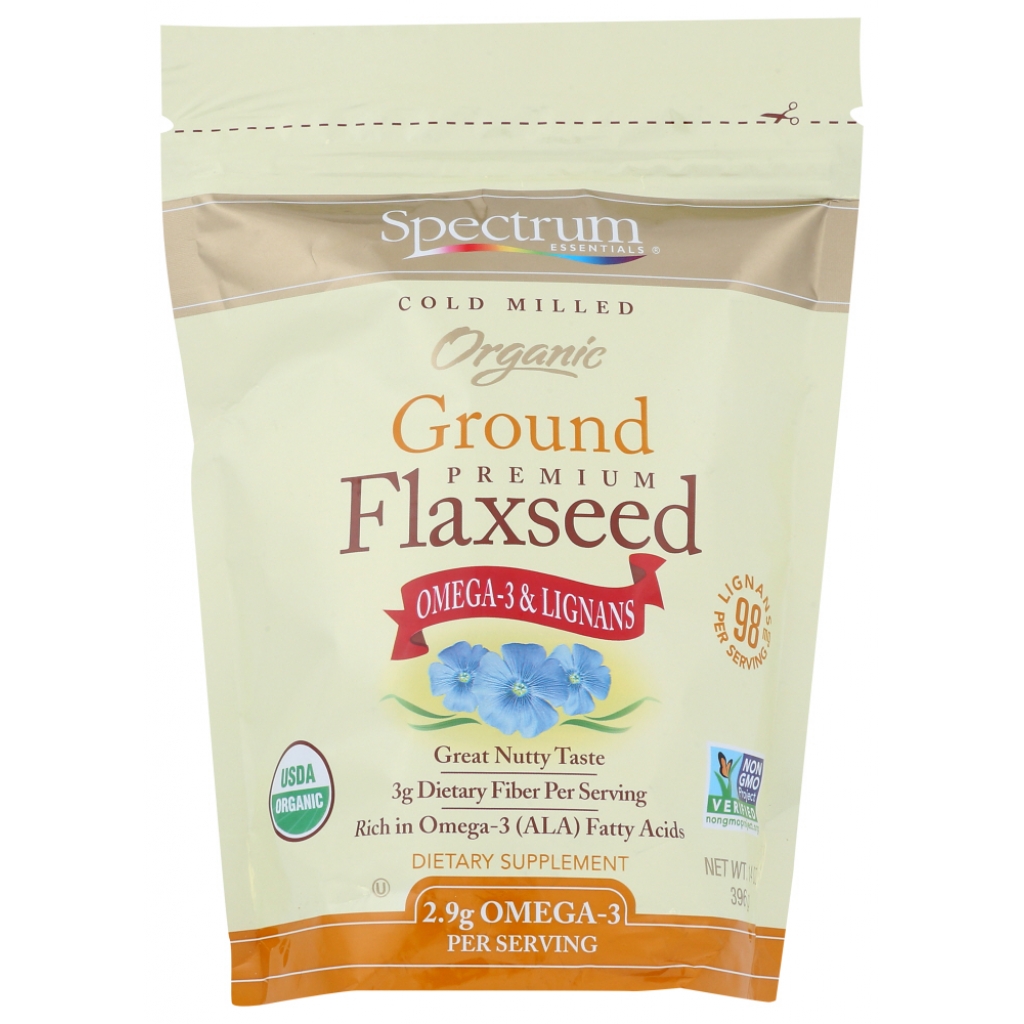 Organic Ground Premium Flaxseed, 14 oz