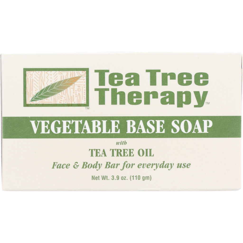 Vegetable Base Bar Soap - Tea Tree & Citrus - 3.9 oz