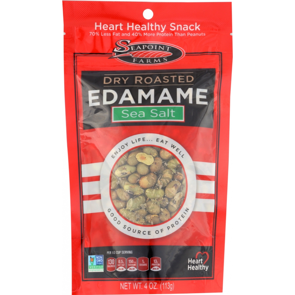 Edamame Dry Roasted with Sea Salt - 4 oz