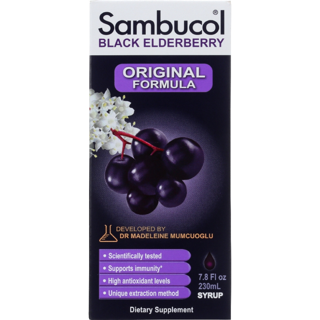 Sambucol Black Elderberry Syrup - Large, 7.8 oz