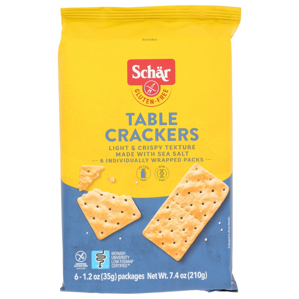 Gluten-Free Table Crackers - 7.4 oz