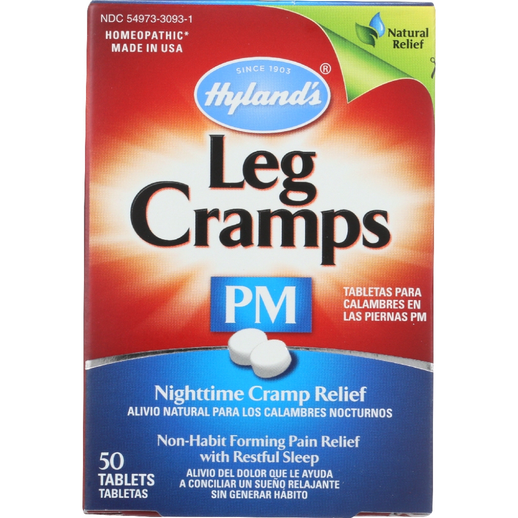 Hyland's Leg Cramps PM Relief Tablets, 50 count